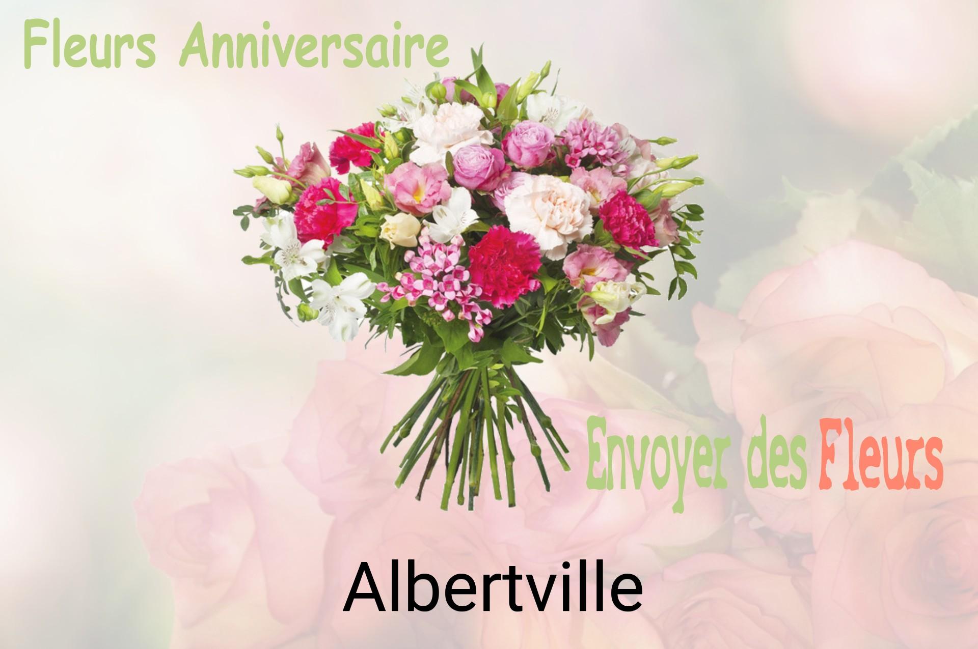 Bouquet de fleurs d’anniversaire livré à Albertville