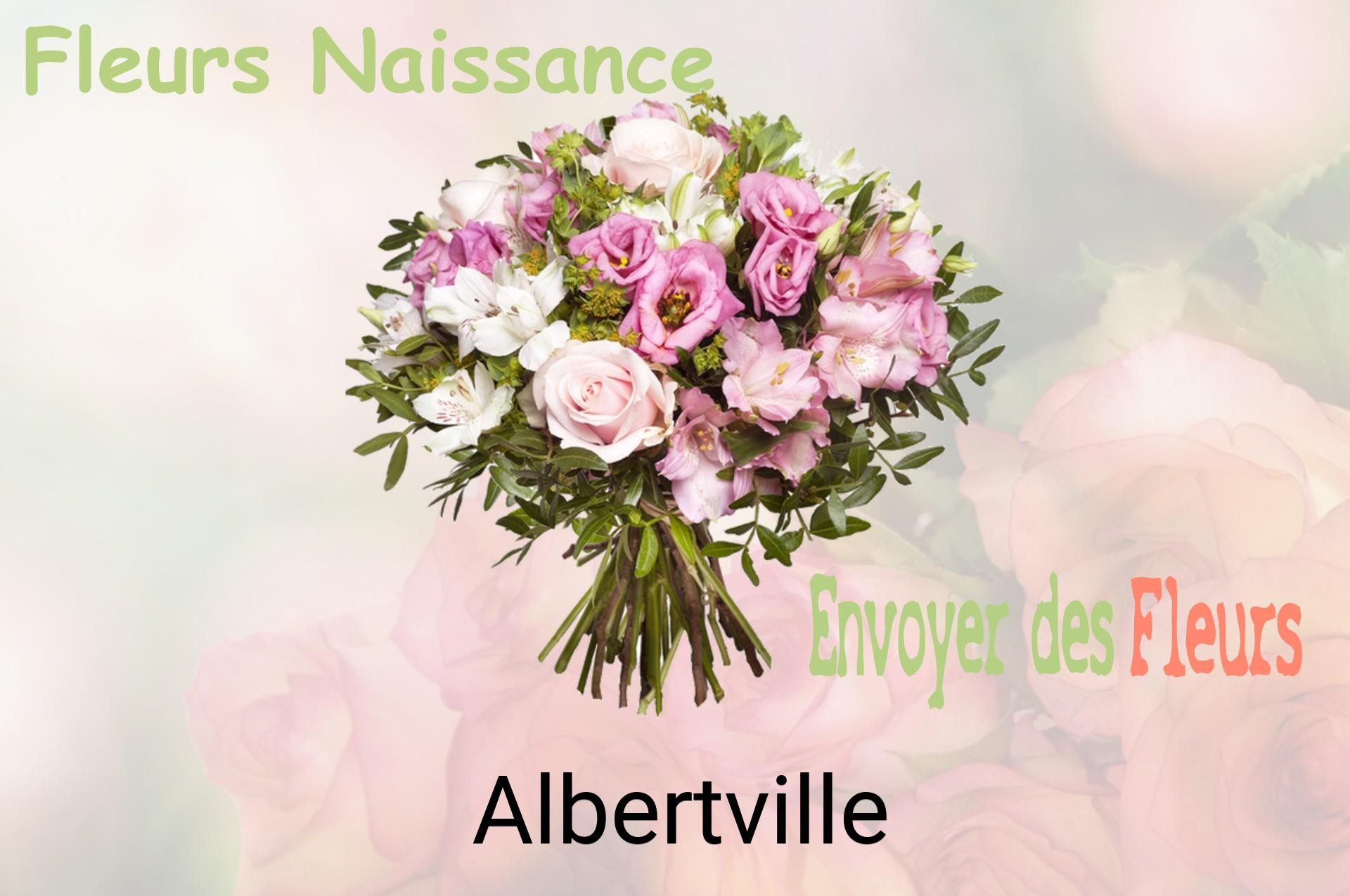 Bouquet de fleurs de naissance livré à Albertville